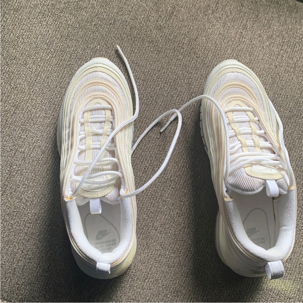 Nike White and Cream Sneaker